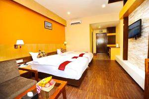 TV o dispositivi per l'intrattenimento presso Hotel Queens Park