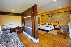 Letto o letti in una camera di Hotel Queens Park