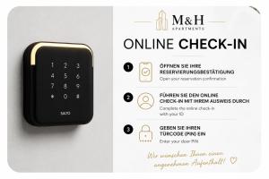 an apple watch with an online check in at Hotel M&H Apartments - Salzgitter in Salzgitter