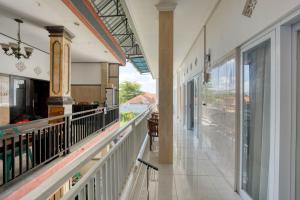 a view from the balcony of a building at narayuka house in Seminyak