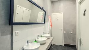 
A bathroom at JEDI Hostel
