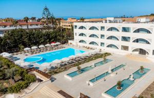 an aerial view of a hotel with a swimming pool at CDSHotels Le Castella - Ninfe Saracene in Le Castella