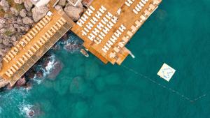 an overhead view of a dock in the water at Massimo Hotel - Adults Only 'Ex La Boutique Hotels' in Antalya