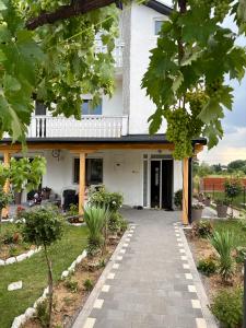 a house with a walkway in front of it at Philippos in Bujanovac