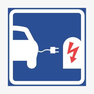 a computer screen with a mouse and a phone with a lightning bolt at Stuga Romakloster in Romakloster