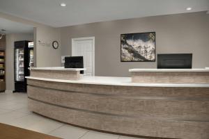 a lobby of a store with a reception counter at Residence Inn by Marriott Provo North University in Provo