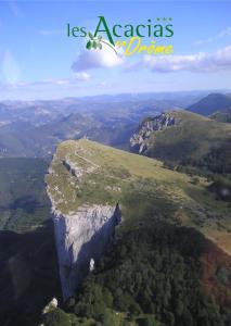 an image of a rock formation on a mountain at Les Acacias in Vercheny