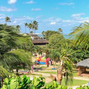 a playground at a resort with people playing at Beleleus Jeri in Jericoacoara
