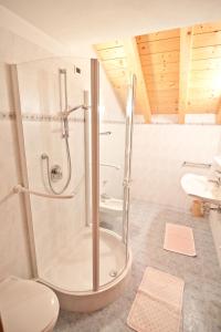 Koupelna v ubytování Hotel San Leonardo