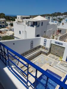 a view from the balcony of a house at House Near the Sky in Dar Salah Bey