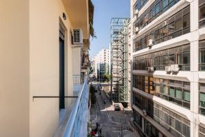 a view from the balcony of a building at White Tower Elegance in Thessaloniki