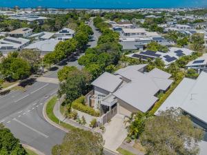 an aerial view of a residential neighbourhood with houses at Longboard Coastal Retreat in Kingscliff