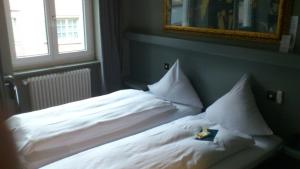 Voodi või voodid majutusasutuse Hotel Limmatblick toas