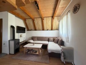 a living room with a couch and a table at Soko Guest House in Žabljak