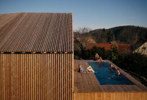 Piscina a Schmolti's Chalet o a prop