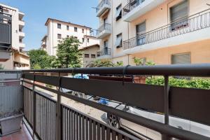 a car parked on a balcony of a building at La Casetta di G&G in Varese