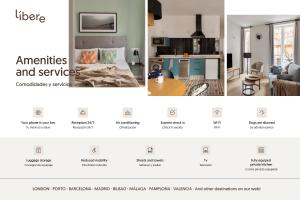 a screenshot of a website for a living room at Líbere Valencia Abastos in Valencia