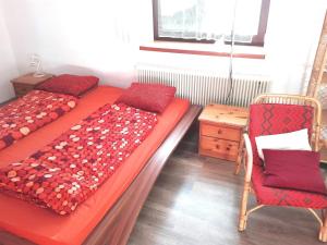 Postel nebo postele na pokoji v ubytování Haus Fink
