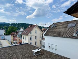 a view of a city from the roof of a building at Kamus in Baden-Baden