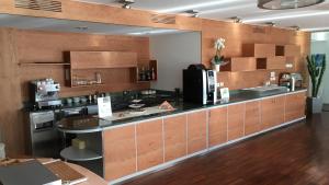 Eldhús eða eldhúskrókur á Park Hotel Il Vigneto
