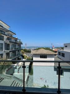 a view from the balcony of a building at Guest House Fanari in Sozopol