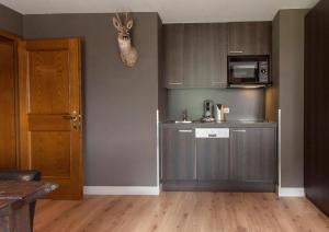 A kitchen or kitchenette at Appart Laijola