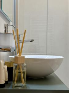 a bathroom with a white tub and a sink at Agriturismo Camerin - CL Agri Lounge in Conegliano +42 photos