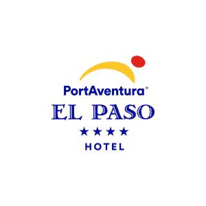 a logo for the puerto ayora el paso hotel at PortAventura Hotel El Paso - Includes unlimited access to PortAventura Park & 1 access to Ferrari Land in Salou