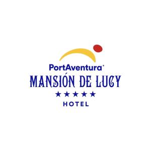 a logo for a hotel in the dominicanican nation of hilo at PortAventura Hotel Lucy's Mansion - Includes unlimited access & Express wristband to PortAventura Park & Ferrari Land in Salou