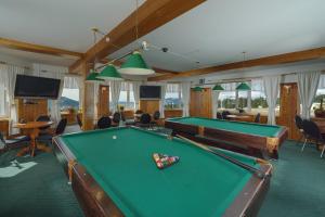 a billiard room with a pool table at Hotel Spindlerova Bouda in Špindlerův Mlýn