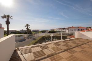 a view from the balcony of a house at Marvellous Villa in Óbidos