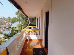 a view from the balcony of a house at Baga Ocean Way in Baga