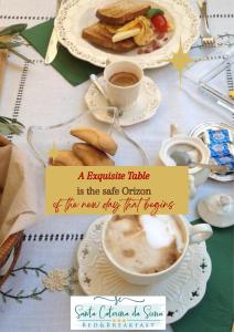 a expensive table is the safe option of the new way to eat food at Santa Caterina da Siena B&B in Catania