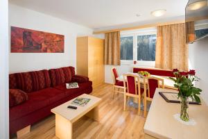 Część wypoczynkowa w obiekcie Aparthotel Alpendiamant Serfaus Wachter GmbH