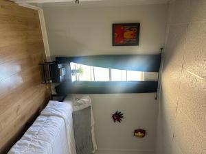 an overhead view of a room with a bunk bed at Superhero Family Home Near Downtown Amarillo in Amarillo
