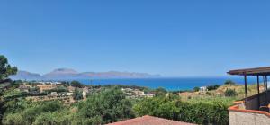a view of the ocean from a house at Casa Marina in Balestrate