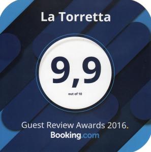 Certifikát, ocenenie alebo iný dokument vystavený v ubytovaní La Torretta - Cerreto Grue