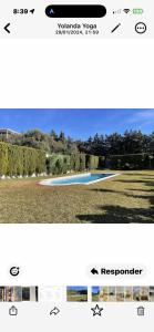 two pictures of a river in a field at Beach Panorama in Marbella +1 photo