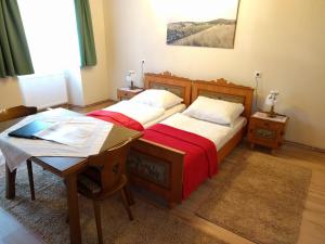 Postel nebo postele na pokoji v ubytování Zantnhof