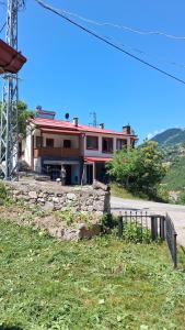 a house on the side of a road at Deniz house apart in Güzelce