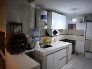 a kitchen with a mixer and a sink in it at Quincho Ruben in La Rioja