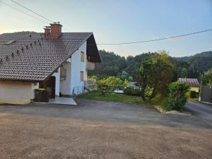 a house with a view of a driveway at Red Riding Hood in Ljubljana