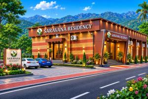 a rendering of the sarayanayan residency hotel at Saravana Residency in Allinagaram