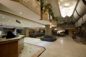 The lobby or reception area at Hofuf Hotel