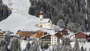 Pension Edelweiss during the winter