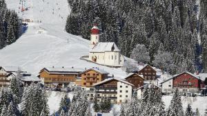 Pension Edelweiss v zimě