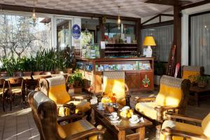 Restoran atau tempat lain untuk makan di Hôtel Restaurant Pavillon Carina