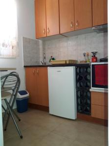 Kuchyň nebo kuchyňský kout v ubytování Rodon Apartments