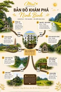 a map of mana do khan plaza mini buddha resort at Mai Homestay in Ninh Binh