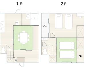 a floor plan of a house at 大磯シーサイドハウス 海まで2分 駅近の一軒家 in Oiso +55 photos